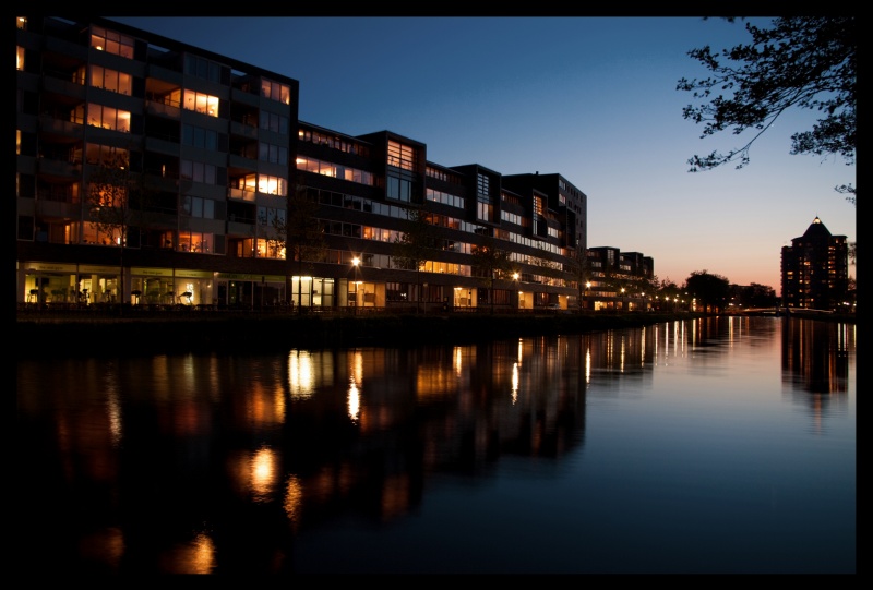 Apeldoorns Kanaal 's nachts